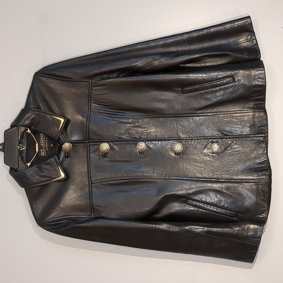 Leather Jacket, St. Johns Marie Gray, S, black - Picture 2 of 13